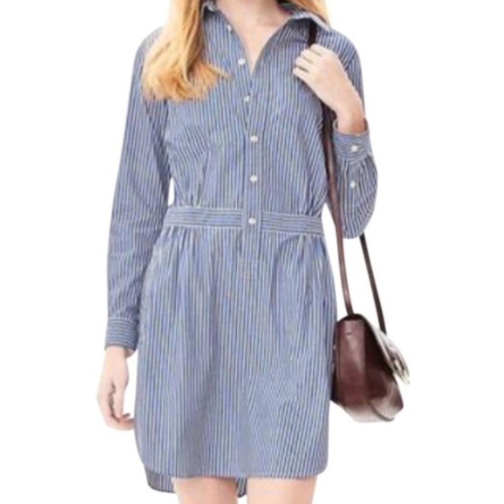 Banana Republic | Blue/White Striped Dress